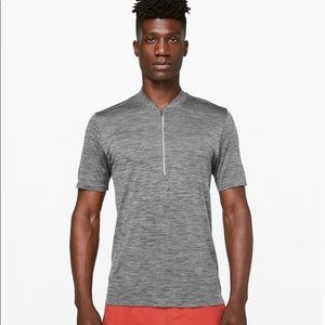 Metal vent breathe short sleeve 1/2 zip LULULEMON